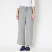 TUTIE./コットン裏毛起毛ワイドストレートパンツ